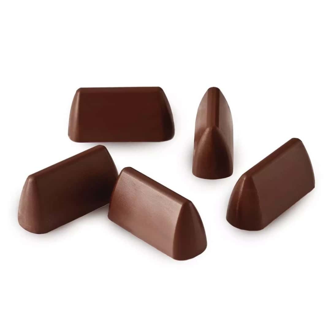 Silicone Mold Choco Gianduia N°24 50X18 H 23Mm - SILIKOMART - Gianduiotti