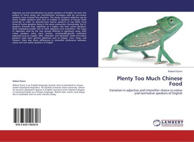 Plenty Too Much Chinese Food Robert Dunn
