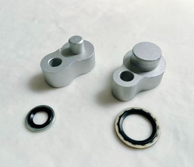 2006-2010 Jeep COMMANDER with Block Style Fittings Rear A/C Block Off Kit