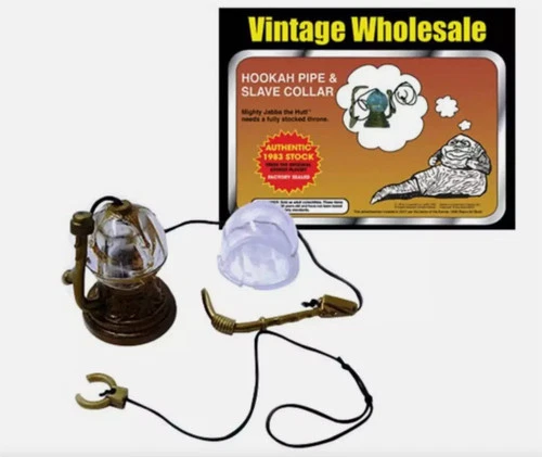 Kenner Vintage 1983 Star Wars Jabba The Hutt Playset Hookah Pipe & Slave Collar