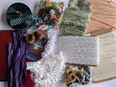 RESTPOSTEN #159: VINTAGE Fäden, Band, Zopf, Schleifen & mehr
