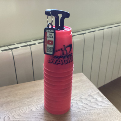 Speed Stacks Becher - 12er Set Neon Pink