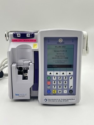 ICUMedical PLUM360 Infusion IV Pump 2020 MODEL *PREVENTATIVE MAINTENANCE NEEDED*