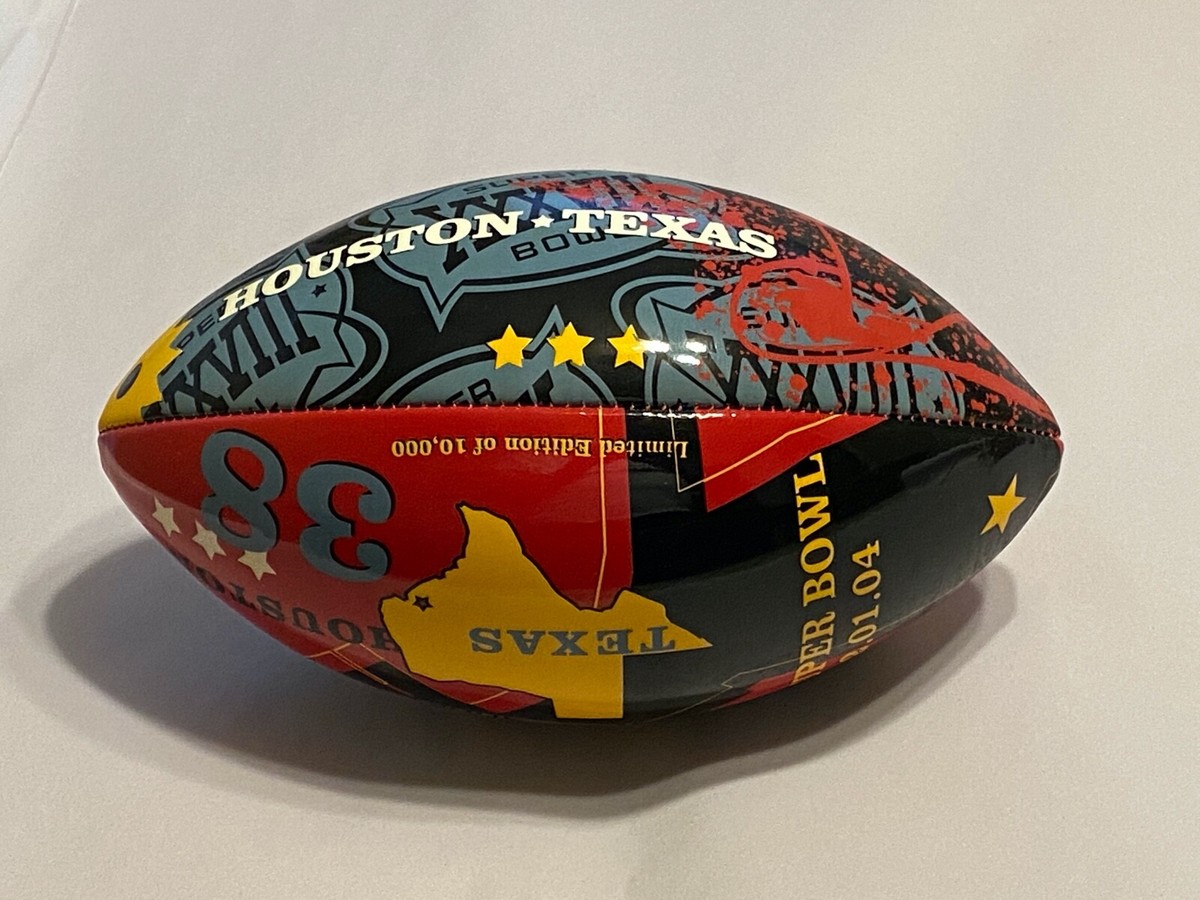 Super Bowl XXXVIII Houston Football Ball & FDC Limited