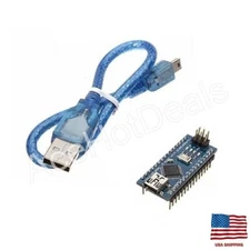 Mini USB Nano V3.0 5V 16M ATmega328P CH340G Micro-controller board Arduino+Cable