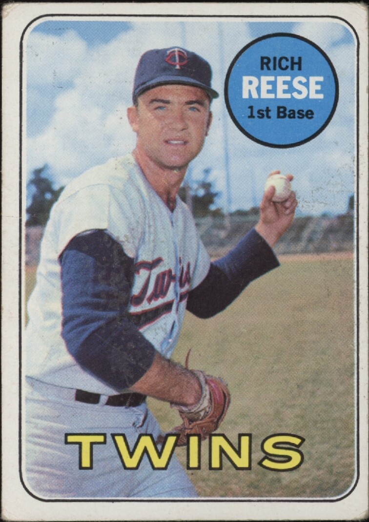 Cards Rich Rteese 1969 Topps #56 Rich Reese - Minnesota Twins | eBay