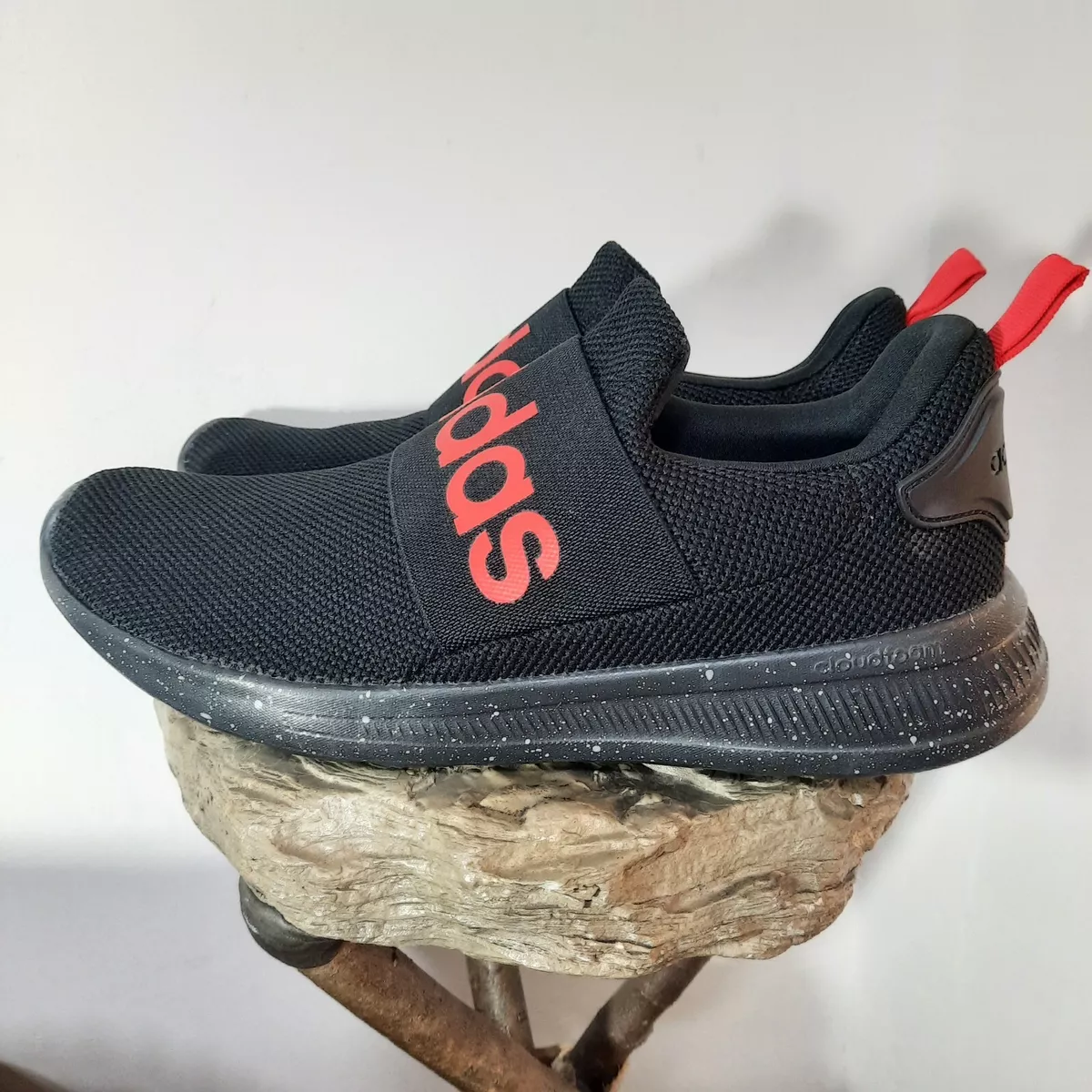 NEW adidas Lite Racer Adapt 4.0 Black Red Slip On Men s Size 10.5 Shoes GY8579