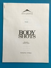 Body Shots (1999) Original Promotional Media Press Kit