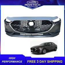 Complete Front Bumper For 2019 2020 2021 2022 2023 Mazda 3 Sedan Bdts50031ebb