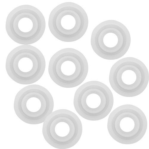 10 Pcs Key Ring Molds Chain Accesorios Jewellery Making Epoxy Jewelry