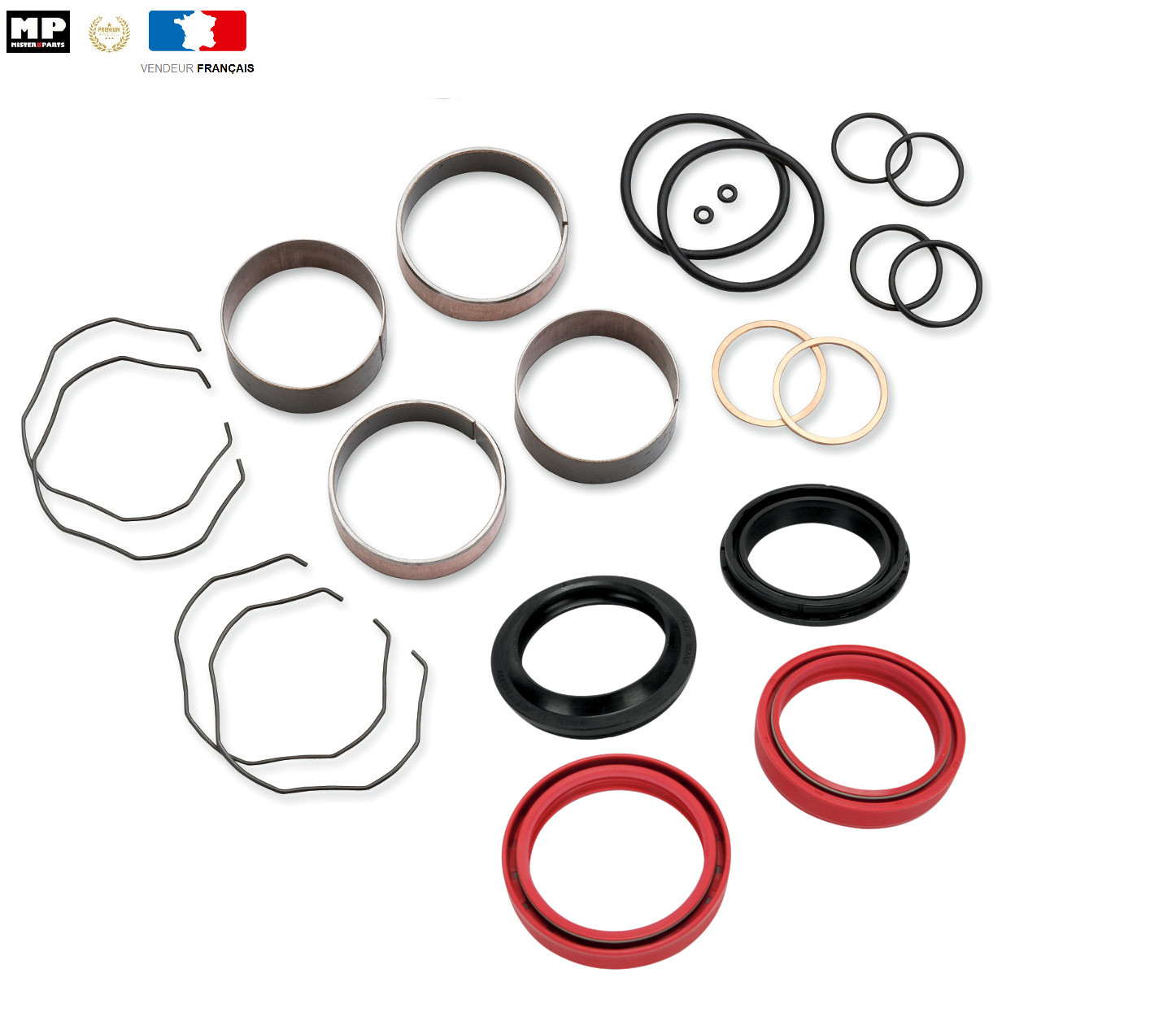 Kit reconditionnement fourche Honda CR125R contre les fuites d'huile de suspension
