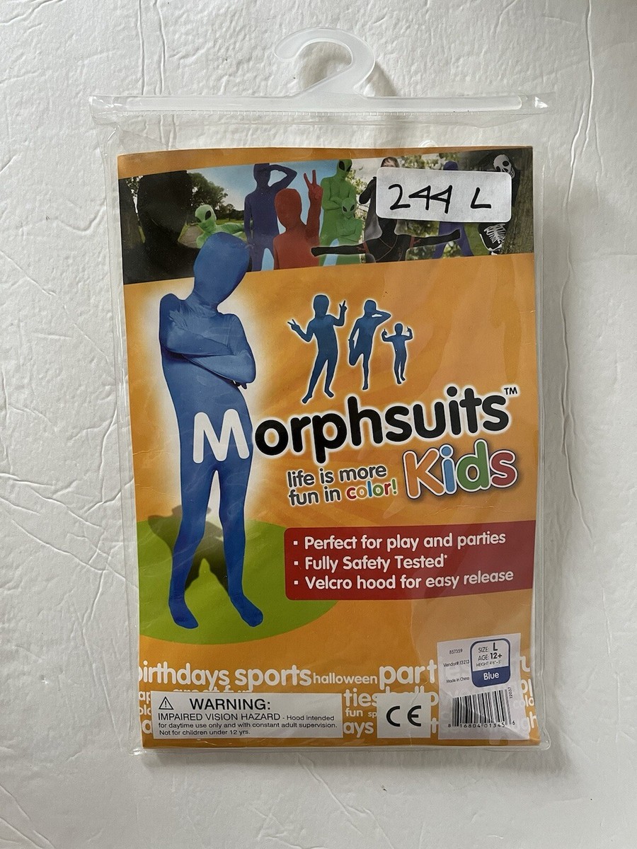 ネイチャーボーイズ　セット Morphsuits Blue Kids Size L Height 4'6”-5' Halloween Costume