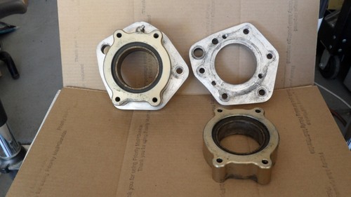 Vintage Sprint Car Aluminum Axle Brackets & Bearings Halibrand Race Winters