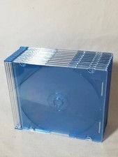 Lot of 10, SLIM CD, Jewel Cases Slimline 5.2mm, Case Only