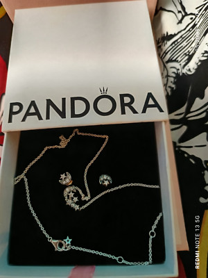 Pandora 925 Mond/Stern Schmuckset!