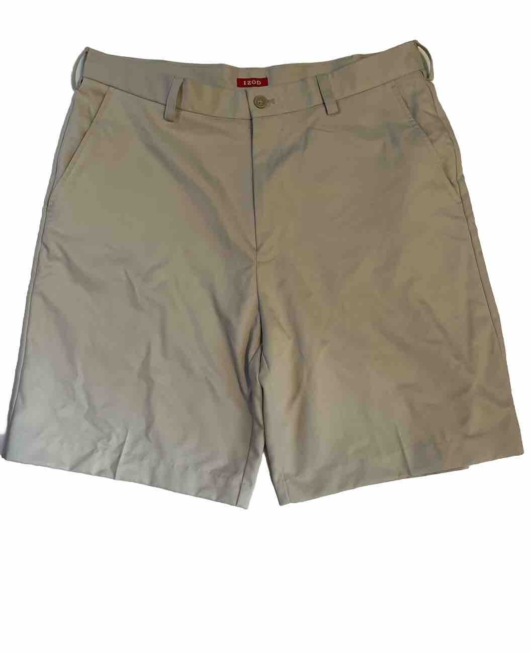 Izod Khaki Men’s Chino Shorts 36