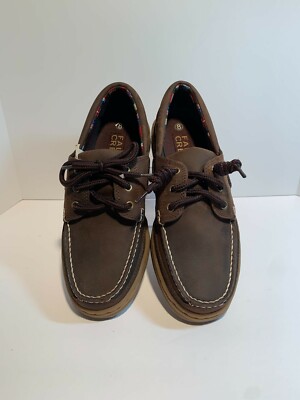 Falls Creek Brown Loafers 8M Mens Vtg Lace Ups Casual Dress  display picture 2