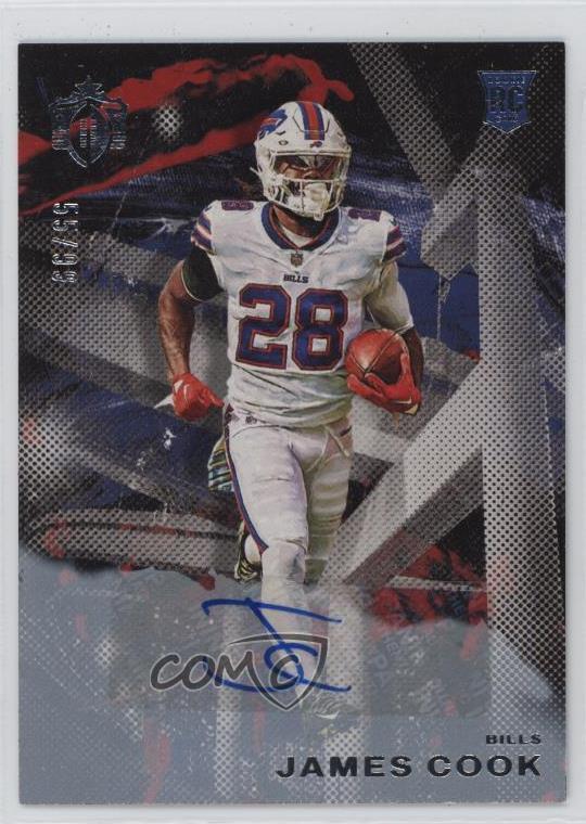 2022 Panini Chronicles Gridiron Kings Signatures /99 James Cook Rookie Auto RC