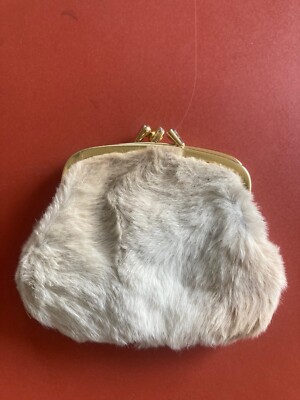 Vintage M&H Levy Pty Ltd. Känguru Pelz Geldbörse, Münzbörse, Wechselgeldbörse
