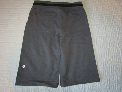 Lululemon Voyage Sweat Crop Size 4 Soot Light/Black - Picture 3 of 4