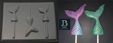 MERMAID TAIL Chocolate Candy Lollipop Mold