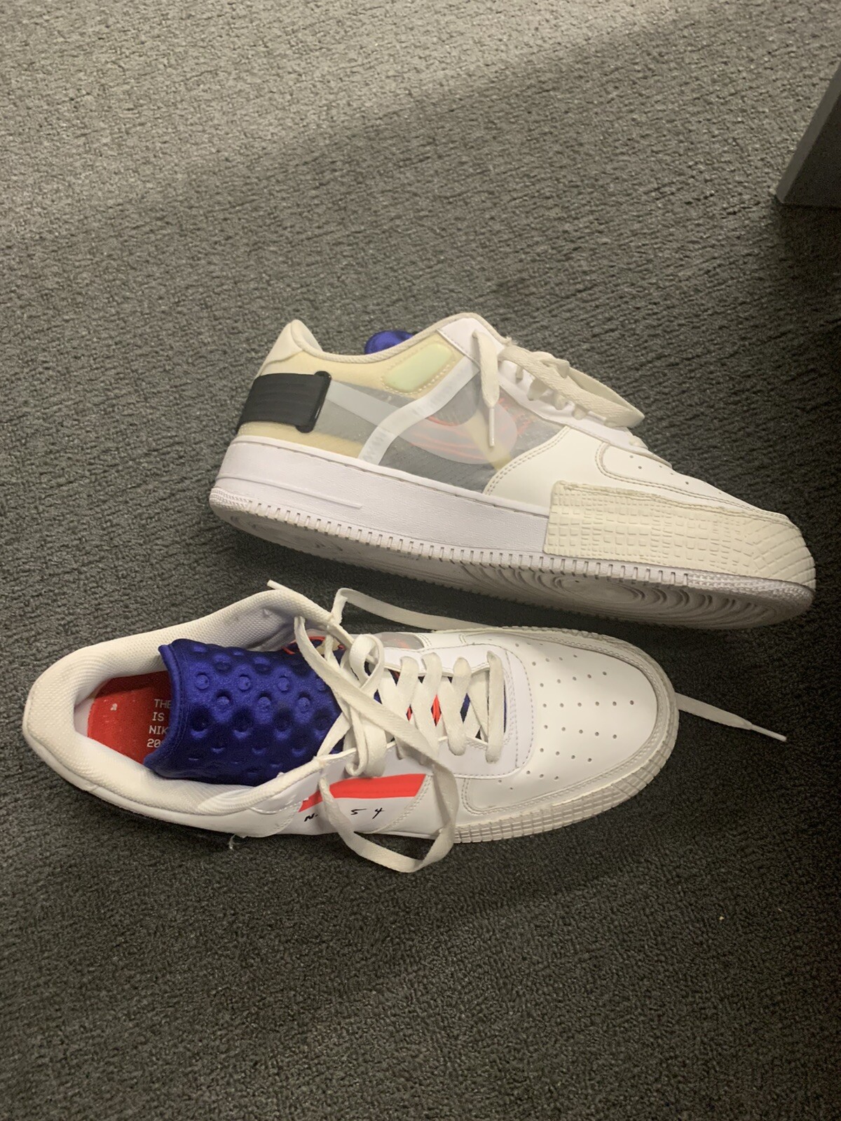 air force one low drop type white black