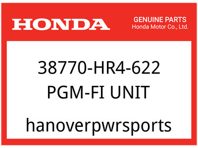 Honda OEM Part 38770-HR4-622 PGM-FI UNIT