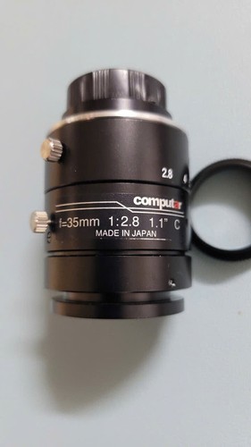 COMPUTAR LENS f35mm 1:2.8 1.1'' C-mount, used good condition.