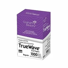 Graham Beauty Salon Truewave Regular Perm End 2.25" x 3.25" Paper 1000 Pcs - HC-