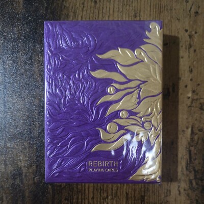 Rebirth Purple & Gold Gilded Edition Playing Cards New Sealed ARK Limited Deck