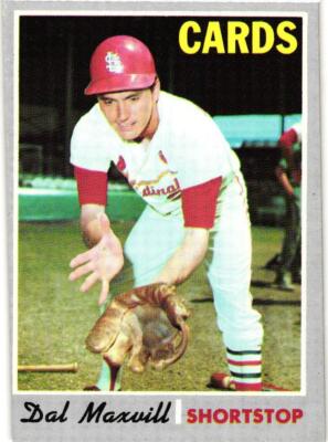 1970 Topps #503 Dal Maxvill