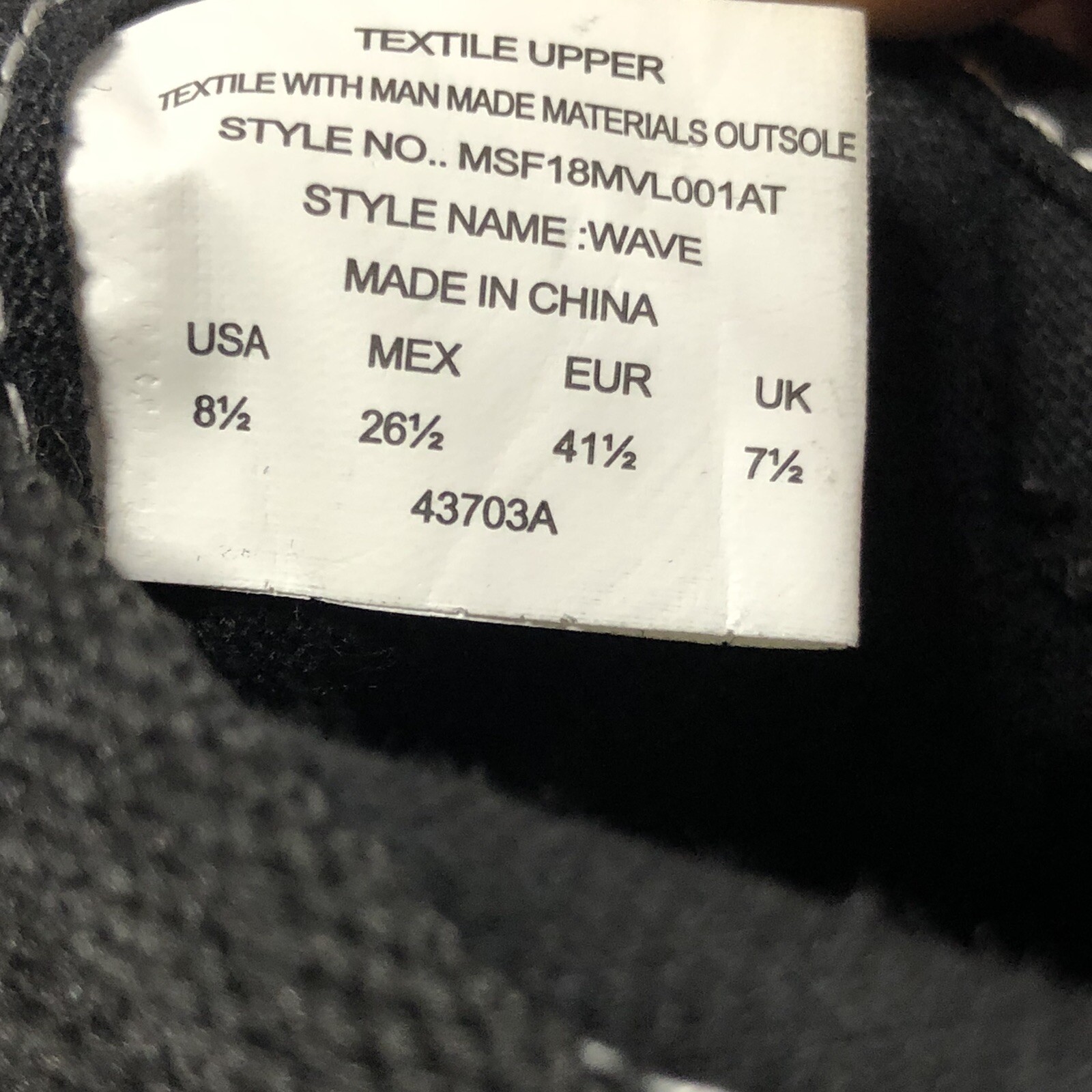 Maui & Sons Axle Skate Shoes Black & Camo Sz 8.5 US M… Gem