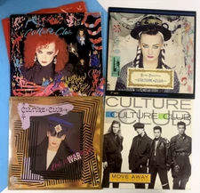 4x CULTURE CLUB LPs: 1 LP and 3x 12" Singles US & UK *all are EX/M-* ML 481