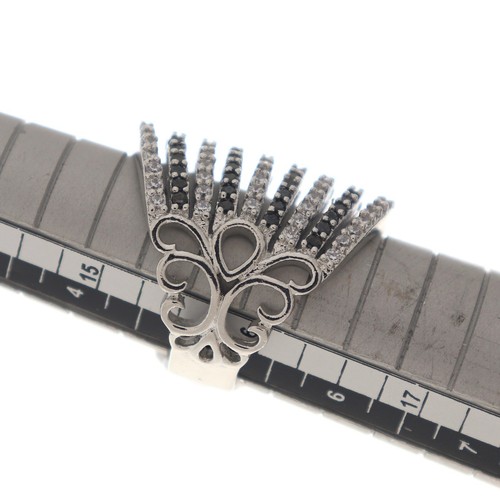 Umwerfend Cubic Zirkonia Nine Line Riesiges Hochzeit Damen Ring Variant Color - Bild 71 von 129