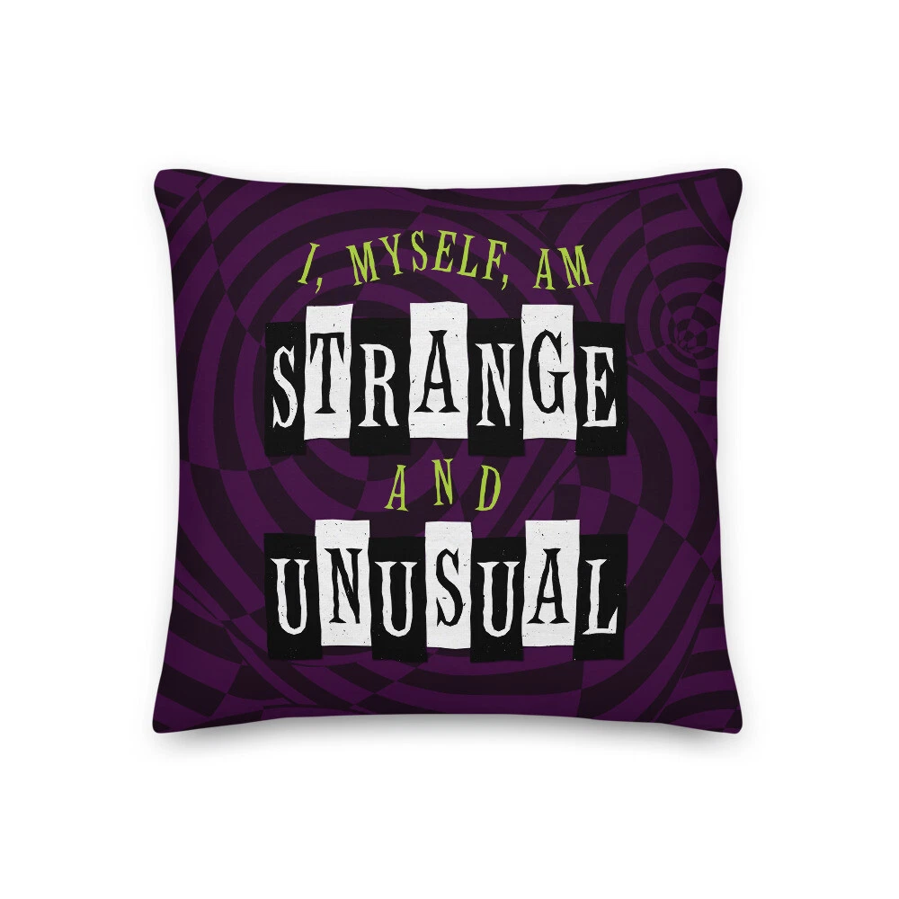 Beetlejuice Pillow – Strange and Unusual