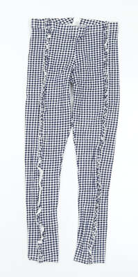 F&F Mädchen blau Baumwollmischung Pedal Pusher Hose Größe 10-11 Jahre