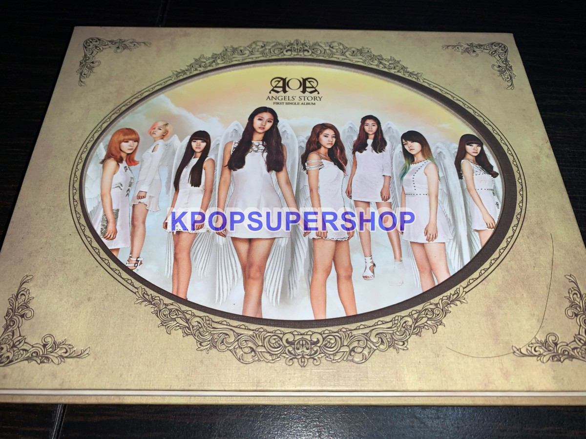 K-POP・アジア AOA ANGELS' STORY 1st SINGLE ALBUM ELVIS AOA 1st Single Album Vol. 1 - Angels' Story CD Great Cond 1st