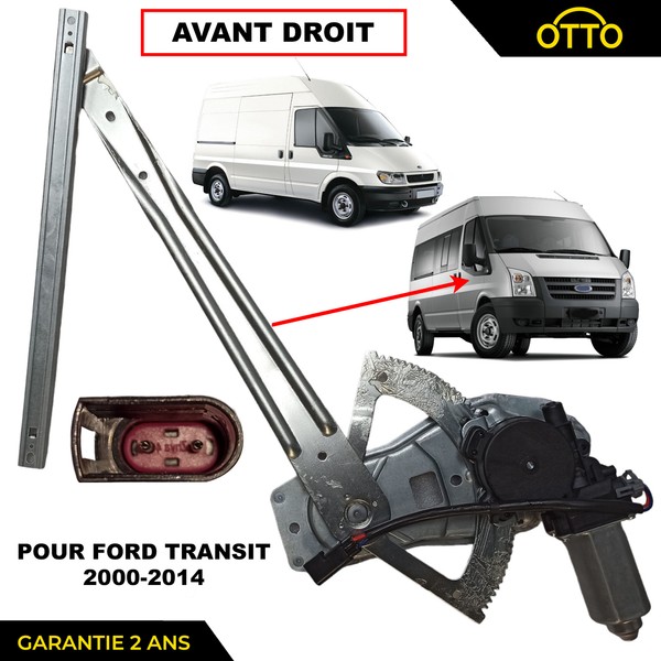 Elektrischer Fensterheber Vorne Rechts FüR Ford Transit 2000-2014 12V Partsline-image