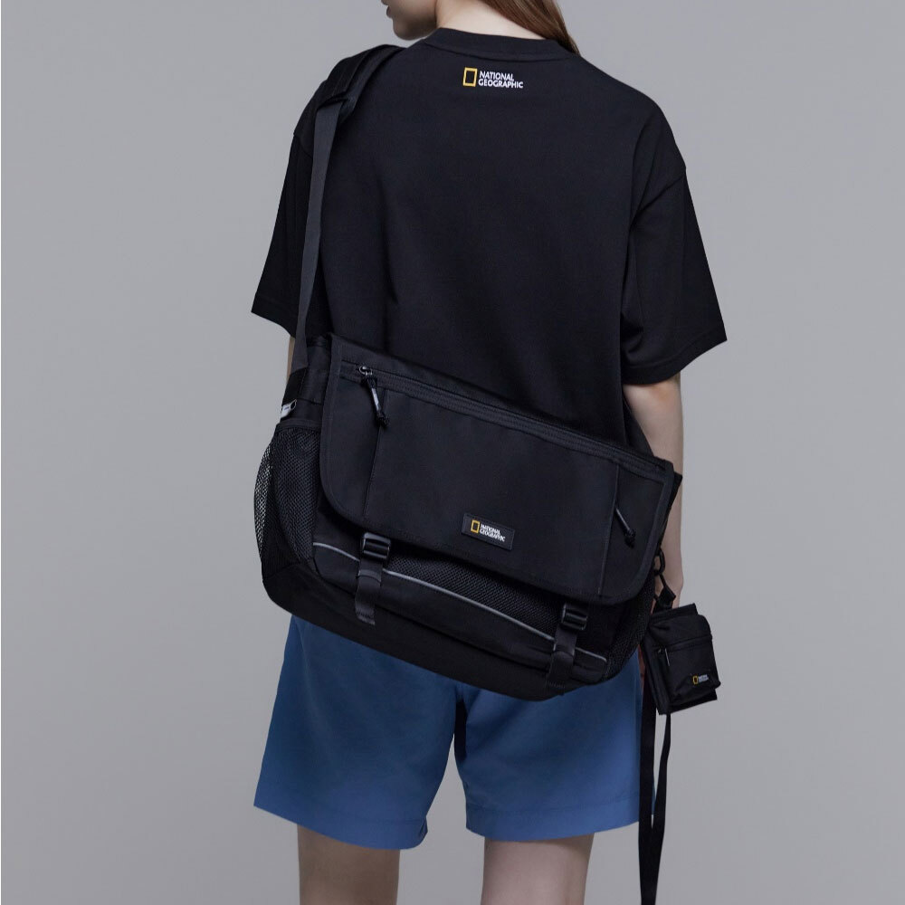 New NATIONAL GEOGRAPHIC MILD MESSENGER BAG N245ACR520 BLACK TAKSE