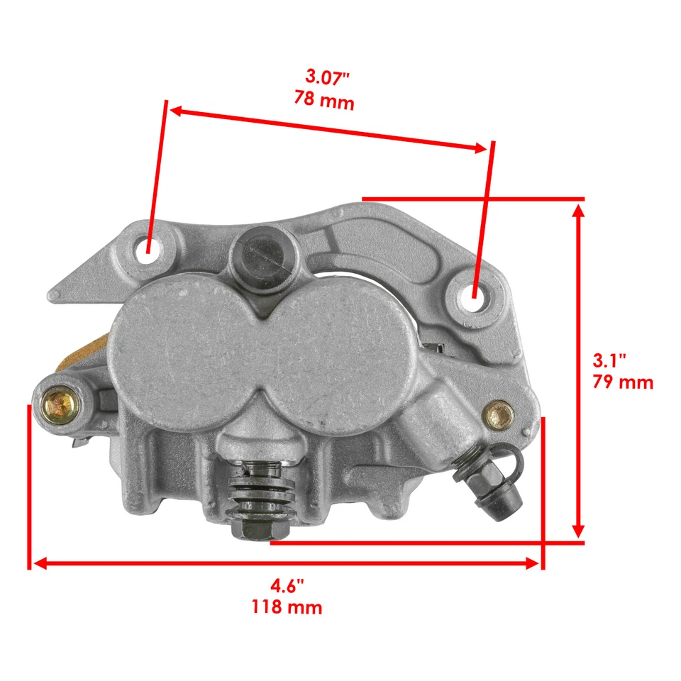 Front Brake Caliper W/Pads For Yamaha YZ125 2008-2016 / YZ450F YZ450 F 2008-2015 - Image 2 of 4