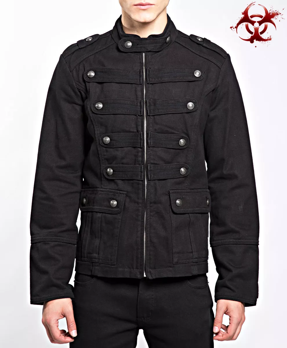Gothic military best sale jacket