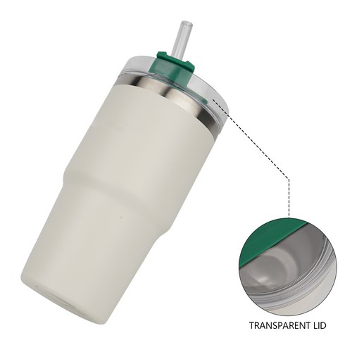 Thermobecher Kaffeebecher to Go 591ml Edelstahl Doppelwandige Vakuumisolierter - Bild 7 von 12