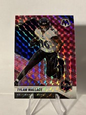 2021 Panini Mosaic TYLAN WALLACE #326 PINK CAMO PRIZM SP Rookie RC Ravens