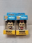 Funko Pocket Pop Disney - Mickey Mouse & Minnie Mouse Keychain - NEW