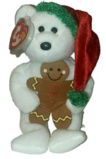Ty Beanie Baby  GOODY the Gingerbread Man Bear 8.5" NEW MWMTs Stuffed Animal Toy
