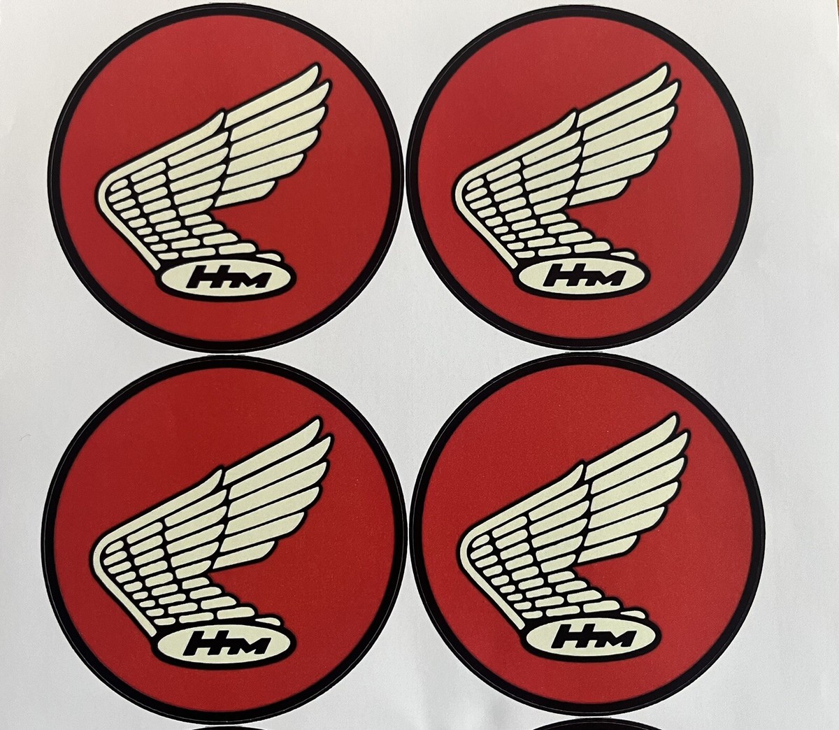 Retro Vintage Style 3 Inch Honda Motorcycle Stickers Decals