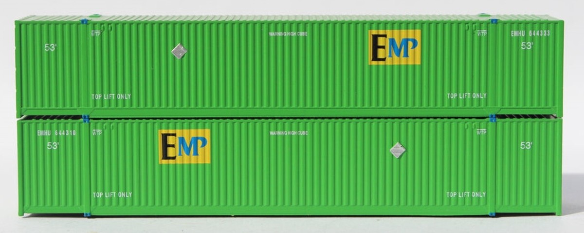 JTC N 53' High Cube Corrugated Side Containers EMP '6443xx series