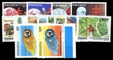 1982, Ruanda, 1187-90 u.a, ** - 1750908