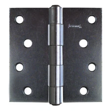 4" Zinc Plated Non-Removable Pin Broad Hinge (1 Piece)