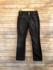 True Religion Trisha Style Black Micro Corduroy Low Rise Stretch Jeans Size 24